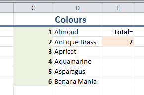 The OFFSET function can be used to help. But requires a lot of extra cells