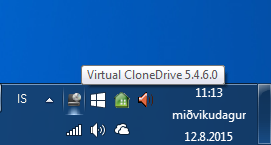 Virtual CloneDrive: Skref 1